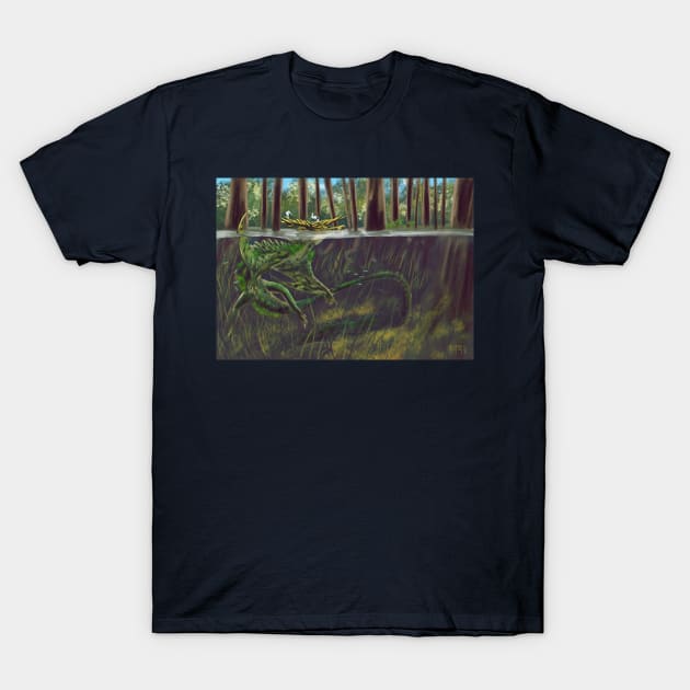 Swamp dragon T-Shirt by Bertoni_Lee